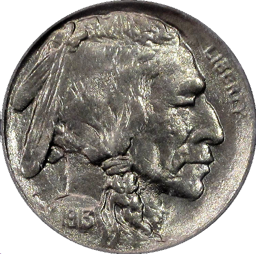 1913 type i buffalo nickel coin obverse