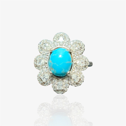 High Quality Natural Turquoise Ring So Beautiful