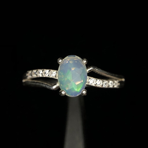 7.05 Carats This is Natural Opal 925 Silver Ring