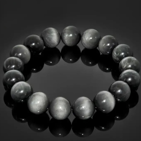 High Quality Natural Eagle Eye Stretchable Bracelet
