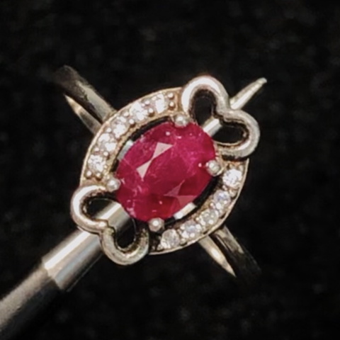 Top Quality Natural Ruby Ring With 925 Sterling Silver
