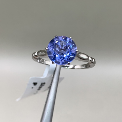 Color change Flourite 19x19x17mm Round cut 925 Silver Ring For women size 9
