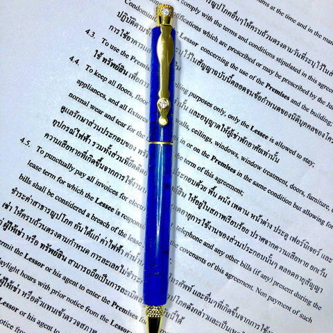 PRIMIUM QUALITY 101.90 CT NATURAL LAPIS LAZULI PEN