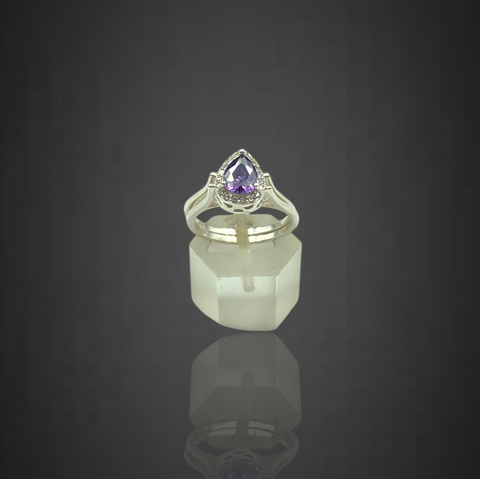 Wow Very Beautiful double sided ladies ring in 925 silver