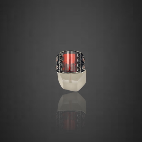 Wow Very Beautiful zircon ring in 925 silver
