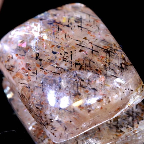 14 cts Rainbow Lattice Sunstone PG-3983 PRECIOUSGEMS