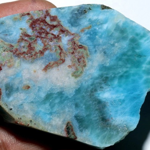 365 cts Quality Larimar Rough RG-4445