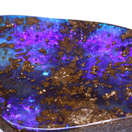 60.6 CTS BOULDER OPAL CUT STONE TBO-5885 /// TRUEBLUEOPALS